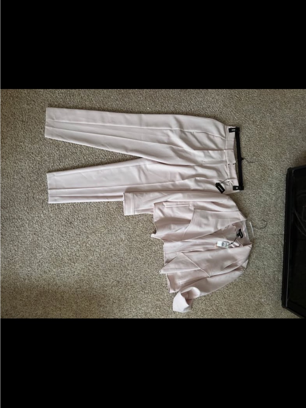 Pairing Blush Pink Women's Suit Blazer and Pants